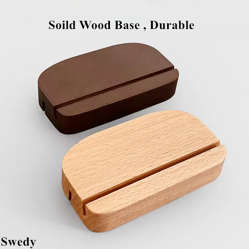 150x125mm T / L Use Wood Base Tabletop Chalkboard Signs Stand Message Board Restaurant Wedding Table Numbers Menu Price Stand