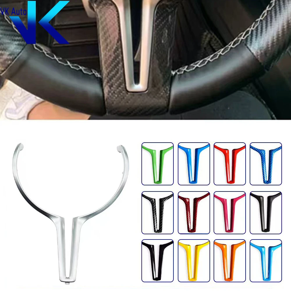 For BMW F30 F31 F33 F34 F20 F21 F22 F25 F26 F10 F15 F16 M3/M5 Button Cover Trim ABS Material Steering Wheel Decorative Strip