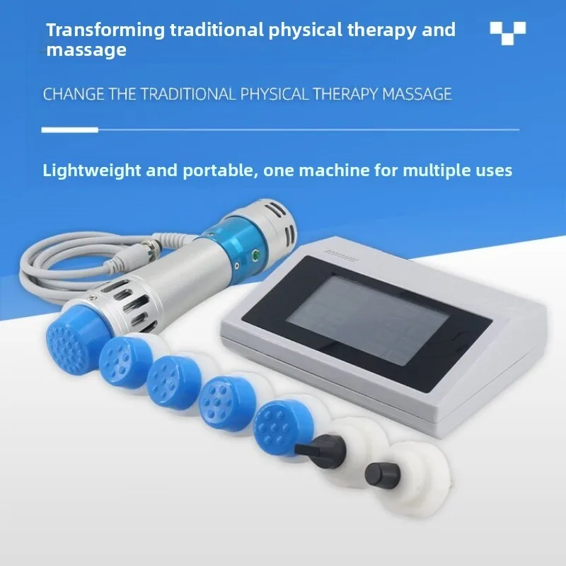 Portable Magnetic Focusing Extracorporeal Shock Wave Therapy Instrument, Muscle Pain, Massager