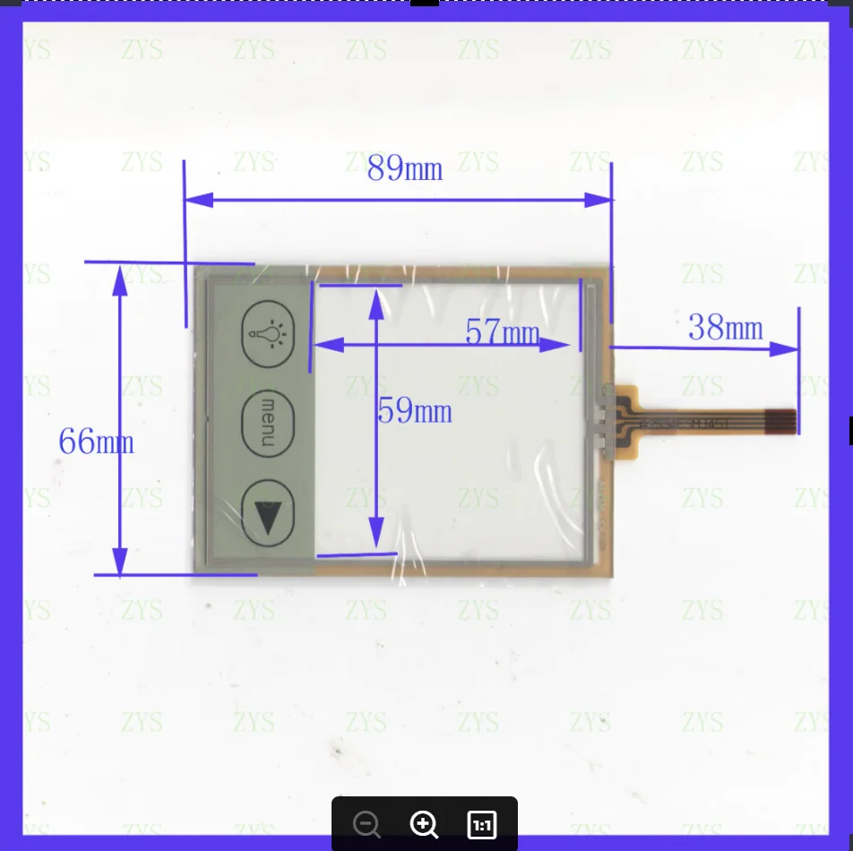 

AI 2534 4 lins 89*66mm Touch Screen For GPS CAR sensor glass AI2534 this's compatible Freeshipping 89*66
