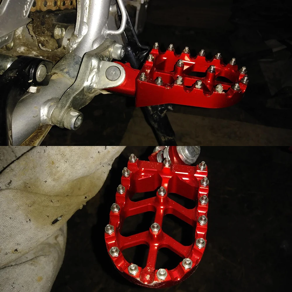 Für HONDA CRF250F CRF125F CRF125 CRF250 F CRF 250F 125F CRF 125 250 F Zubehör Fußrasten Fußstützen Pedalteile – Detail 5