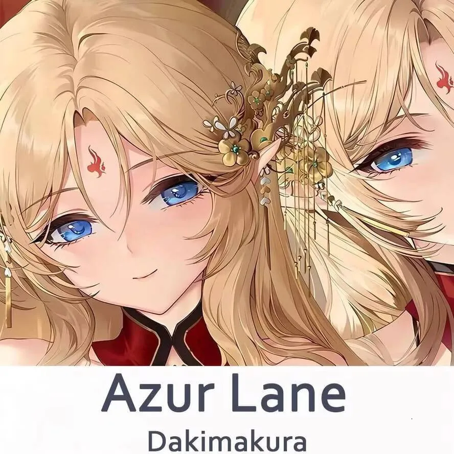 

Brest Dakimakura Lane Azur 2WAY Hing Anime Body Pillow Case Cover Otaku Cushion Xmas Gifts