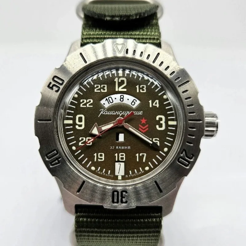 Military Watch 24 Hours New Commander Series Automatic Mechanical Men's Watch 100 Meters Waterproof Dive