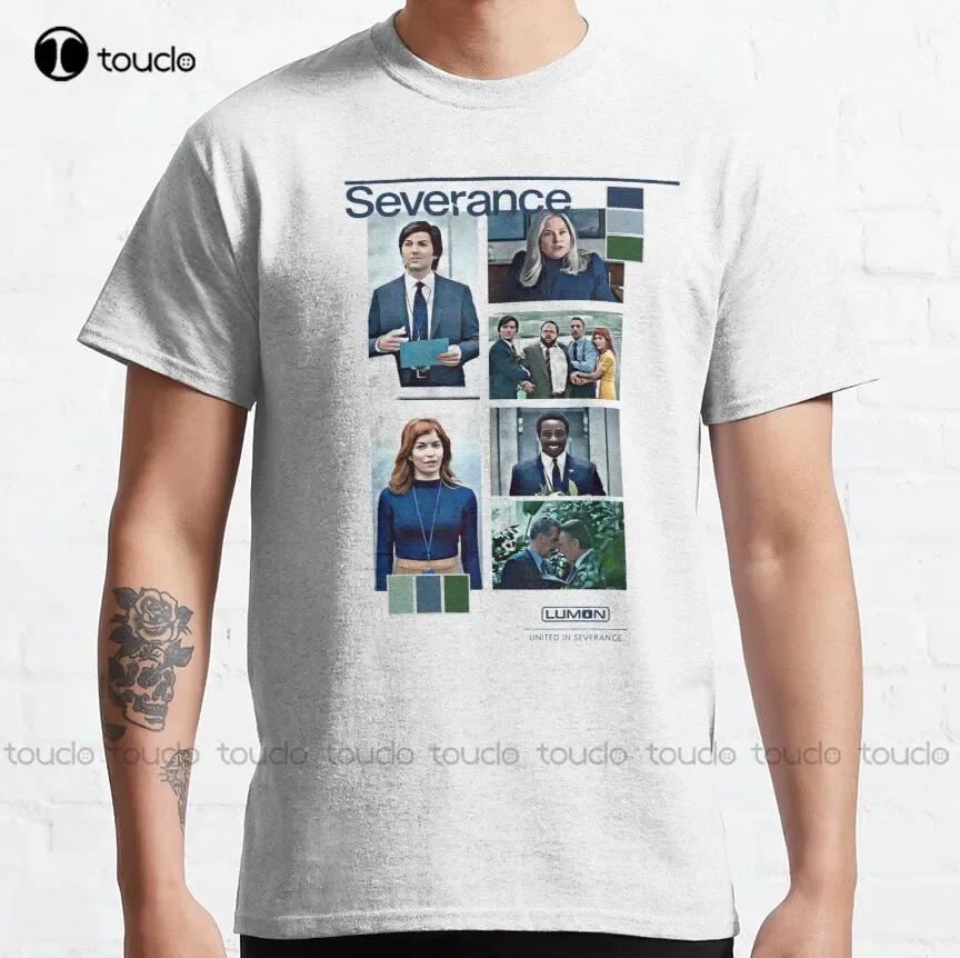 Severance Tv Lumon Industries United In Severance Classic T-Shirt Cute T Shirts Oversized Graphic T Shirts 100% Cotton New