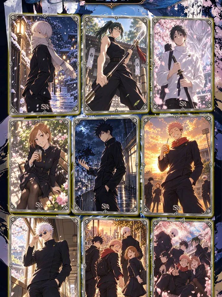 Wholesale 2026 Newest Limitless Jujutsu Kaisen Metal Diamond Card Collection Cards Gojo Satoru Tendy Party Toys Birthday Gifts