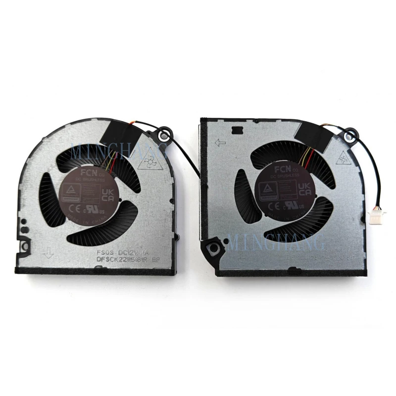 M  New CPU GPU Cooling Fans for Acer Nitro V15 ANV15-51