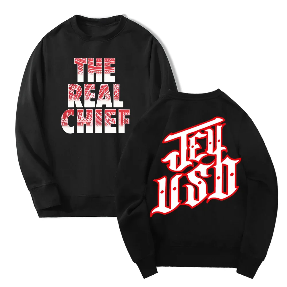 

Jey Uso The Real Chief Oversized Hoodie Women Men O-neck Long Sleeve Crewneck Sweatshirt Casual Tracksuit Fashion Clothes