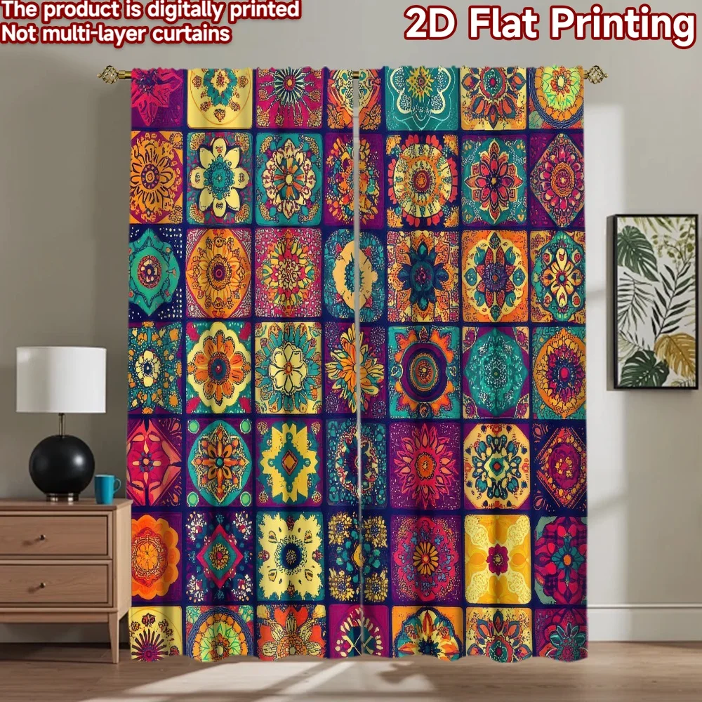 

1pc 2D flat Photography Backdrop Popular Party Party Backdrop Colorful Floral s 100% Polyester Birthday Party Perfect for Booth