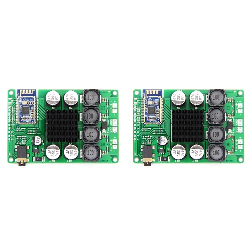 

Bluetooth 5.0 Amplifier Board 2X50W Line-In Audio Input Support Serial Port Support Change Name Password