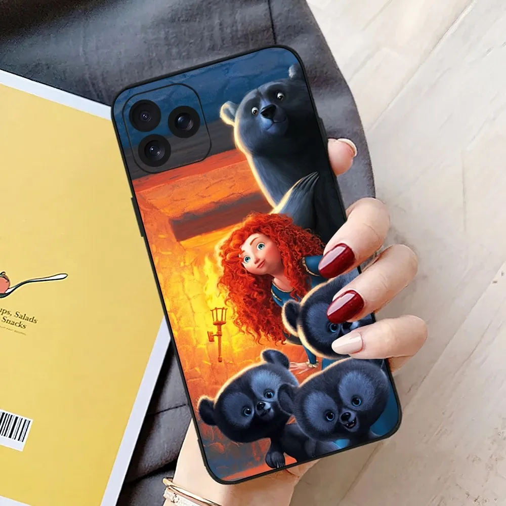 MINISO Disney Brave Merida Cute Phone Case For iPhone 8 14 Mini X 15 XS 12 MAX 11 13 Xr Pro Plus Shell