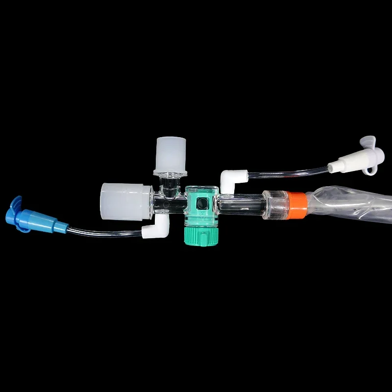 

Disposable closed sputum catheter Medical sputum suction tube Infant adult