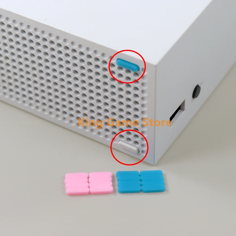 

200Sets For Xbox Series S Replacement Silicone Pad Button For XBOX Series S Game Console Rubber Feet Pad Cover Pad Repair Parts