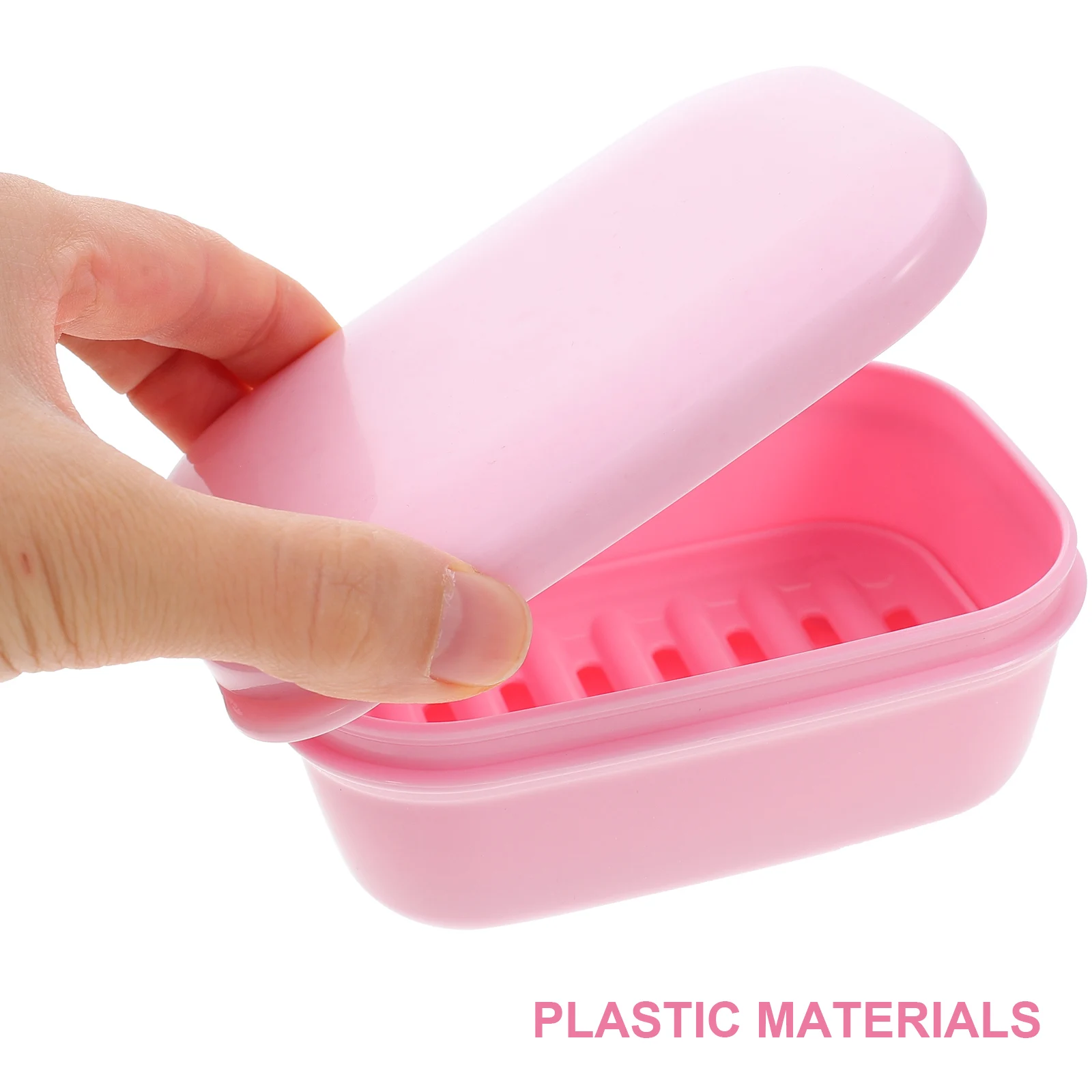 

4Pcs Portable Soap Storage Racks Plastic Travel Boxes Waterproof Organizer Double Layer Soap Box Storage Holders