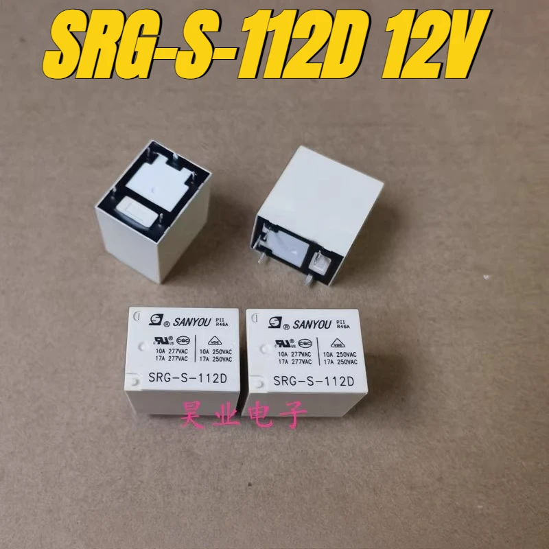 

（Brand New）1pcs/lot 100% original genuine relay:SRG-S-112D 12V 5pins 17A HF152F