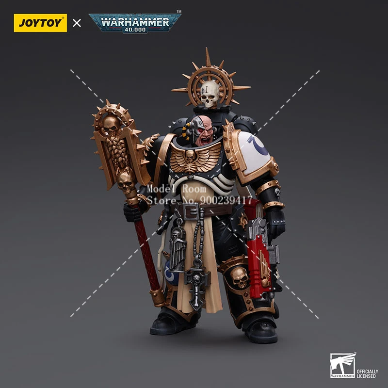 JOYTOY Warhammer 40K 1/18 Ultramarines Chaplain Indomito Action Figure 12.4 centimetri Gioco Soldato Dell'esercito Figurine Modello Giocattolo Da Collezione