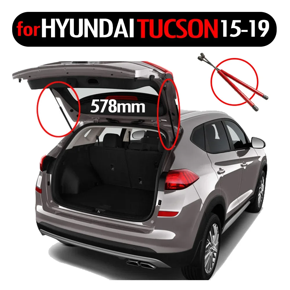 Resorte de elevación de Gas para puerta trasera de coche, amortiguador de puntales para Hyundai Tucson TL SUV 2016, 2017, 2018, 2019, 2020, 2021,