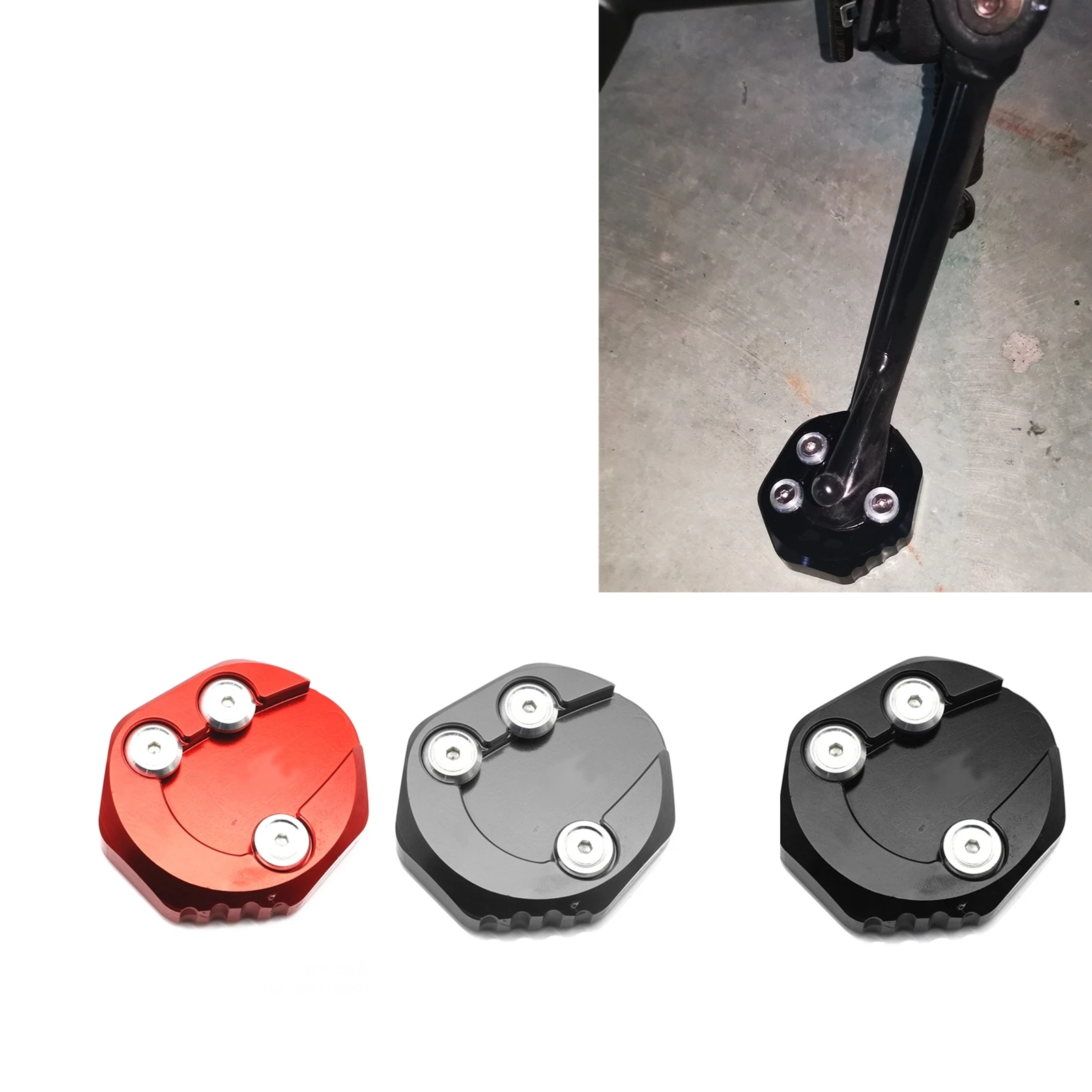 

Motorcycle Kickstand Pad Footpad Cover For Honda CMX500 CMX300 Rebel CBR150R 2017-2021