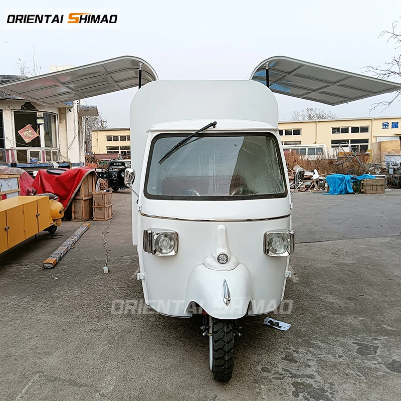 Customized China Mobile Fast Food Trailer Coffee Ice Cream Snack Newspaper Kiosk Truck With Concession Towbar