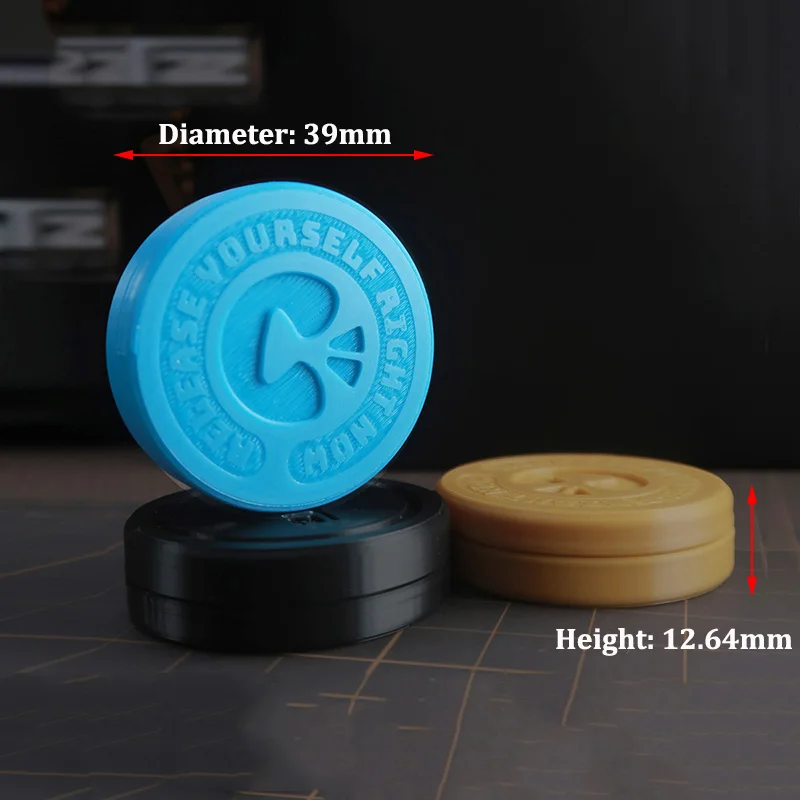 HAOTZ EDC بطاقة ميكانيكية دفع تململ سبينر عملة ألعاب متململة مكتب الإجهاد تخفيف والاسترخاء الأشياء الصغيرة أداة ADHD