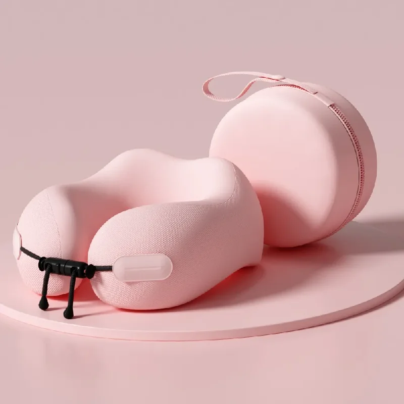U Shaped Travel Neck Pillow Memory Foam Soft Support Pillow Portable Cushion for Airplane Office Home Relaxation