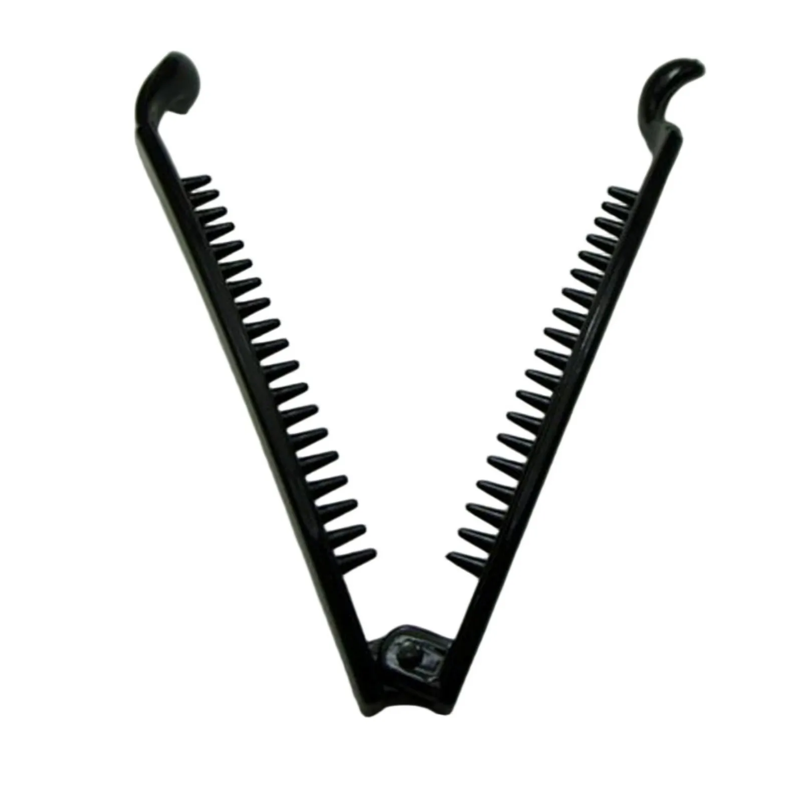 10 Black Plastic Banana Clips Hair Claw Comb Ponytail Holder 80-120mm for DIY Craft