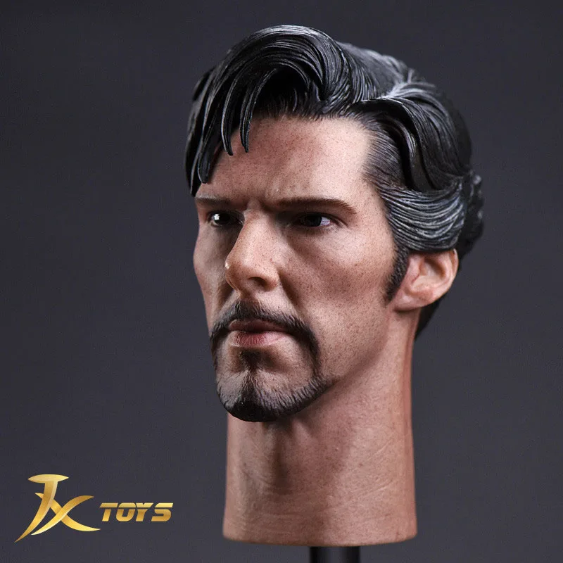 JXTOYS JX-011 1/6 Doctor Benedict Head Sculpt PVC Male Soldier Normal/ Damaged Ver. Head Carving Fit 12'' Action Figure