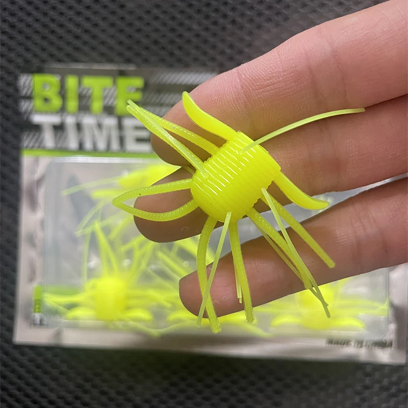 LURETV RAID SAME STYLE 5PCS 1WAY HYBRID ZBYFDKGY SOFT BAIT LURE BITE
