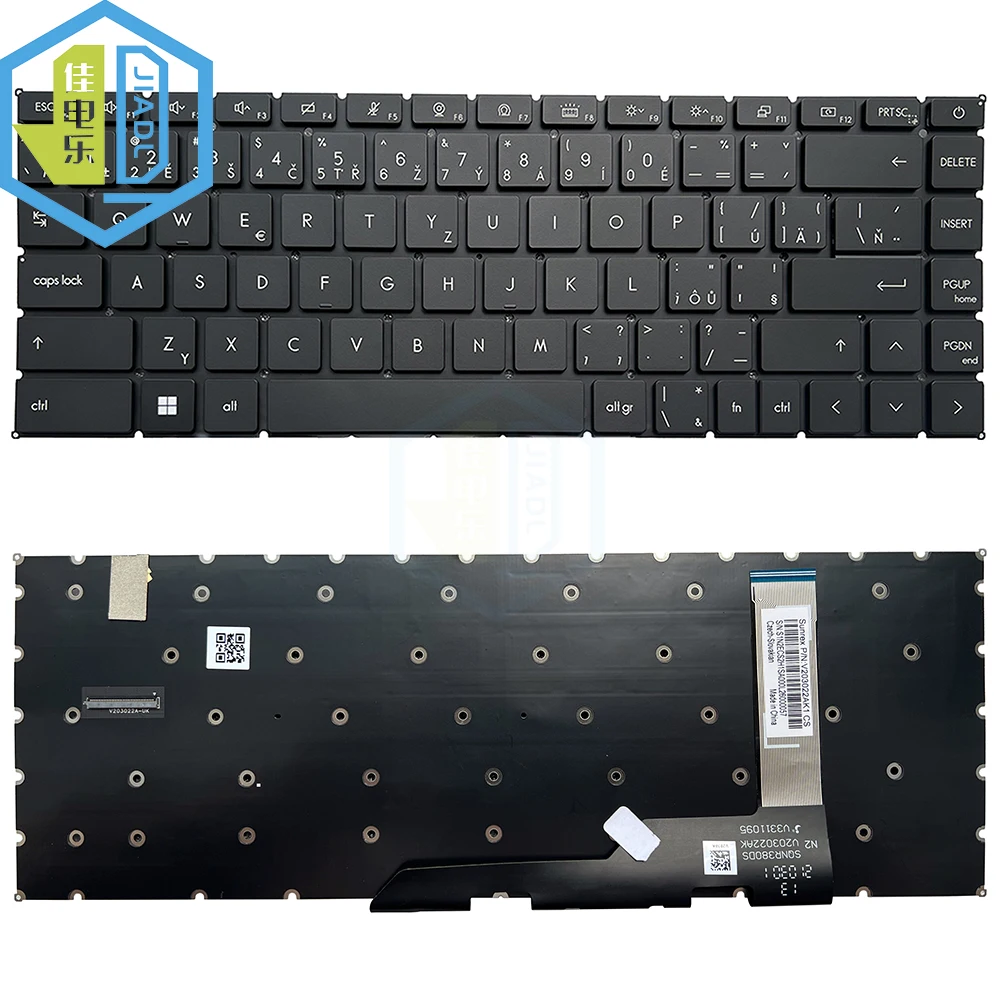 

US CS HB NE Buckle RGB Backlit Keyboard For MSI Creator Z16 MS-1571 Z16-A11U A11UE MS1571 Summit B15 A11M A11SB MS-1552 Stealth