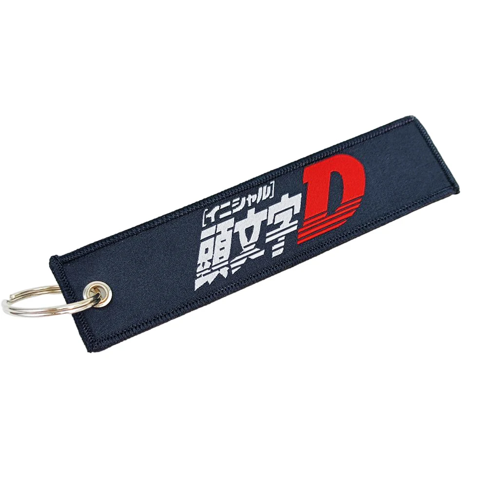 

Jdm Keychain Nylon Fabric Woven Label Keyring Anime Style For Initial D Honda Civic Toyota AE86 MAZDA RX7 FC FD Car Accessories