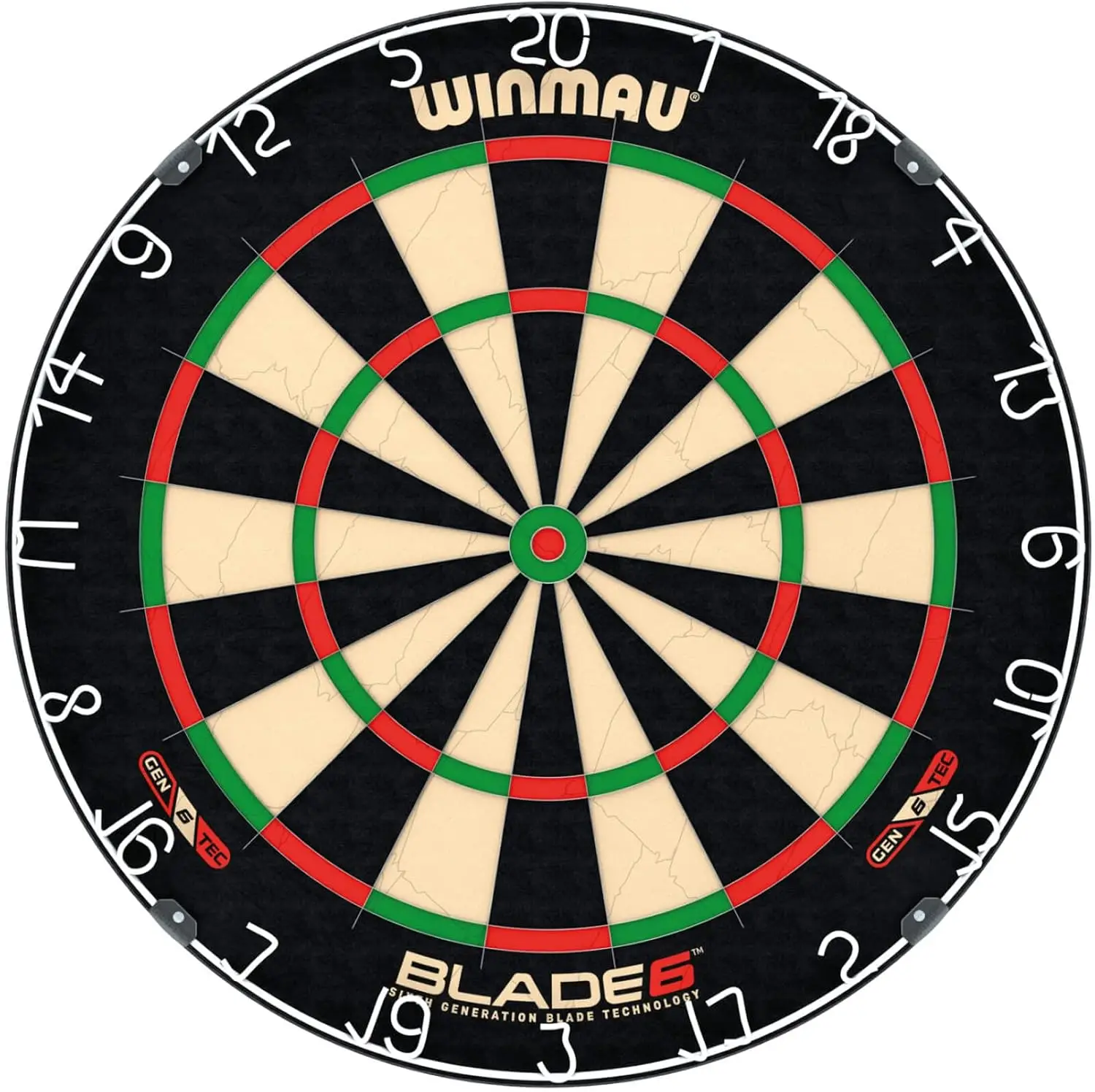 Blade 6 Professional Bristle Dartboard - Official Tournament Specification