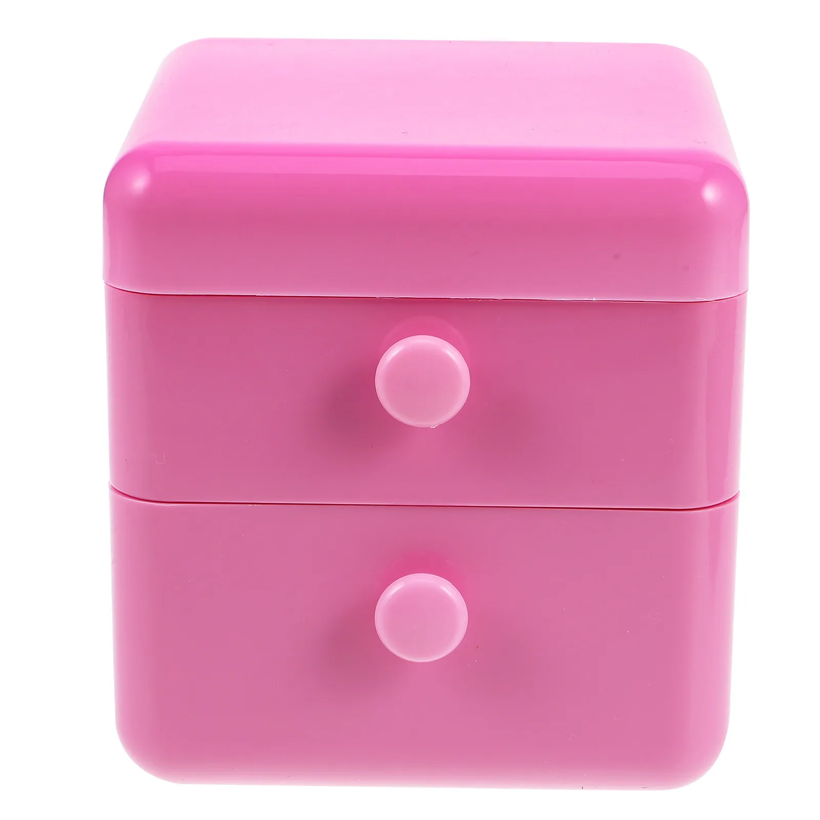 

Small Jewelry Box Vintage Plastic Drawer Box Organizer for Trinket Storage Pretty Desktop Dresser Accessory Holder
