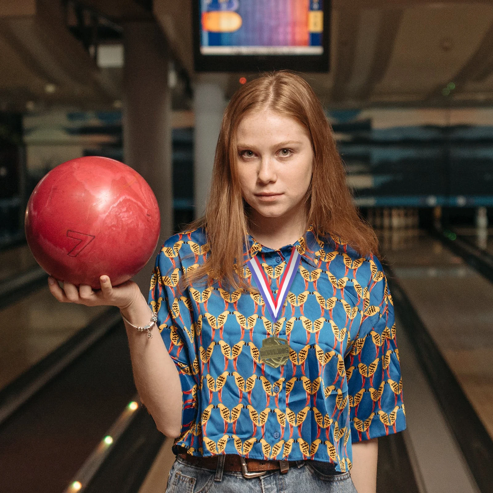

Bowling Medal Bronze Finish Competition Award Sports Event Trophy Creative Adult Party Favor Gift Accessory