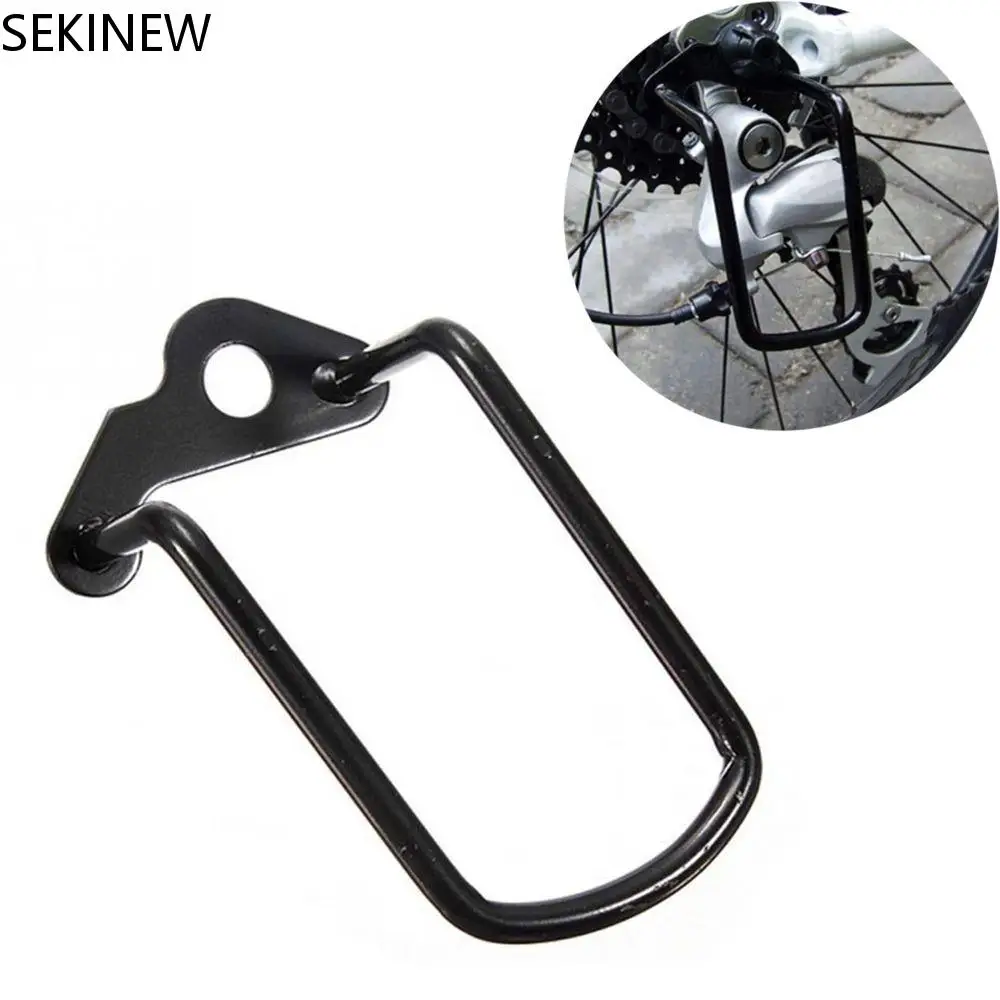 

Outdoor Mountain Bike Steel Black Rear Gear Protector Cycling Accessories Bicycle derailleur guard Chain Stay Guard