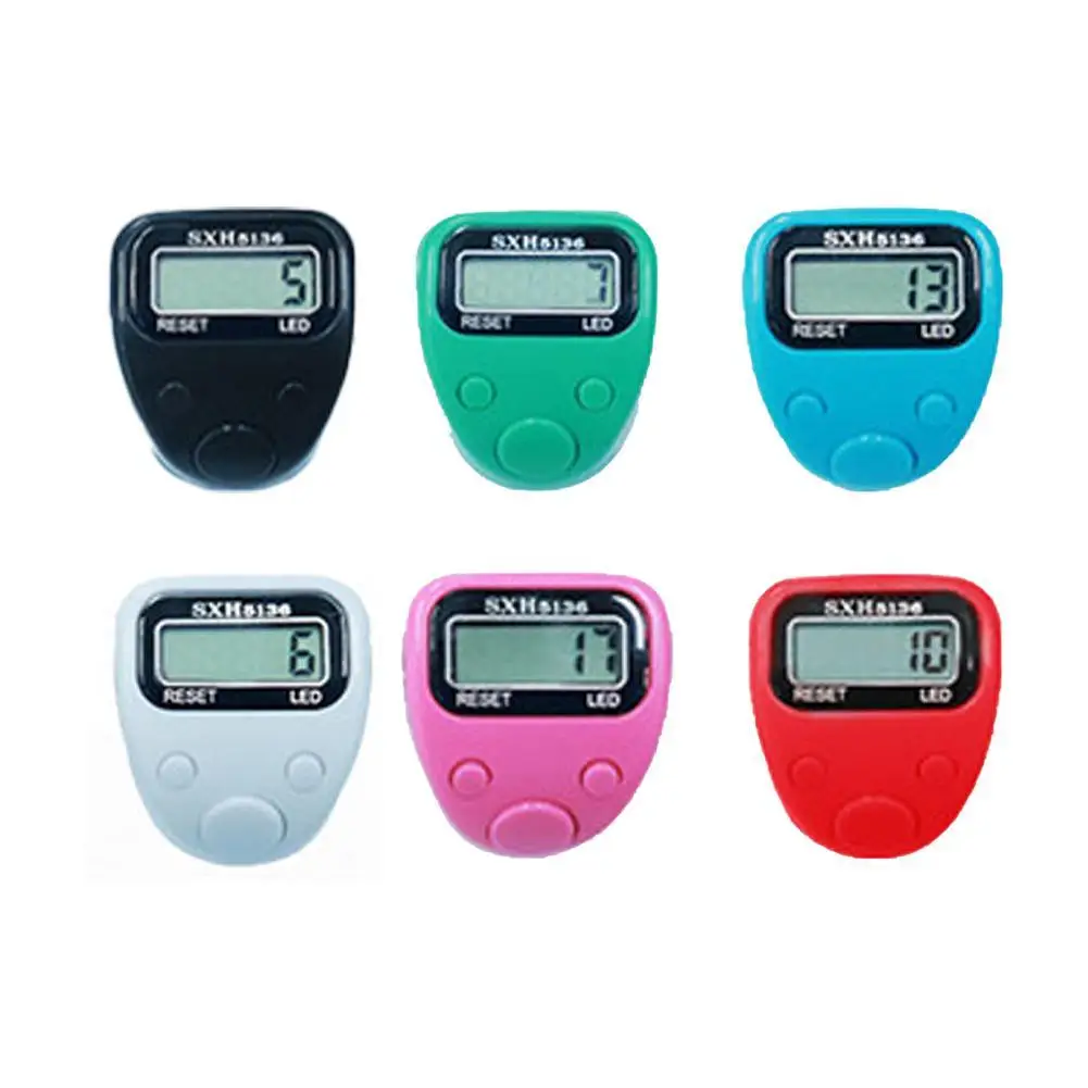 New Finger Counter LCD Electric Digital Display With Light Tally Counter Mini Shape Finger Counter Mini Stitch Counter