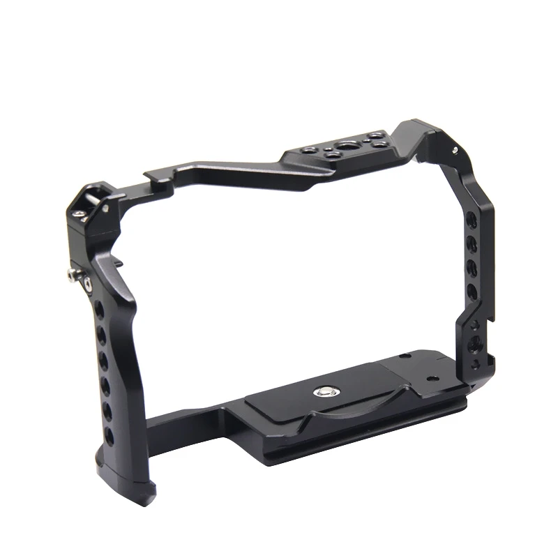 

NEW-For Canon EOS R8 Camera Cage Rig Cold Shoe Mount ARRI 3/8Inch 1/4Inch Hole Top Housing Case DSLR Camera Protective Frame