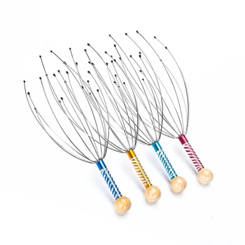 

Octopus Head Massager Scratching Scalp Relaxation Relief Body Massager Scratcher Relieves Tension Health Care Tools Random