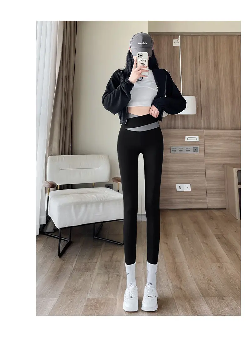 سراويل ضيقة للصالة الرياضية للسيدات Harajuku ملابس رياضية عصرية متعرجة عتيقة للصيف والعودة إلى المدرسة بديلة للسيدات جمالية كبيرة