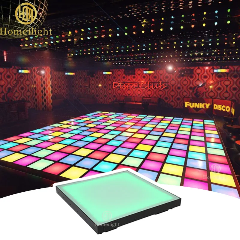 

Homei Interactive Dance Floor LED Stage Lights Set for Bar Disco DJ Party Lights