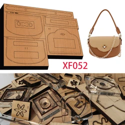 New Japan Steel Blade Wooden Die Wallet Leather Craft Punch Hand Tool Cut Knife Mould Hand Bill Of Lading Shoulder BagXF000