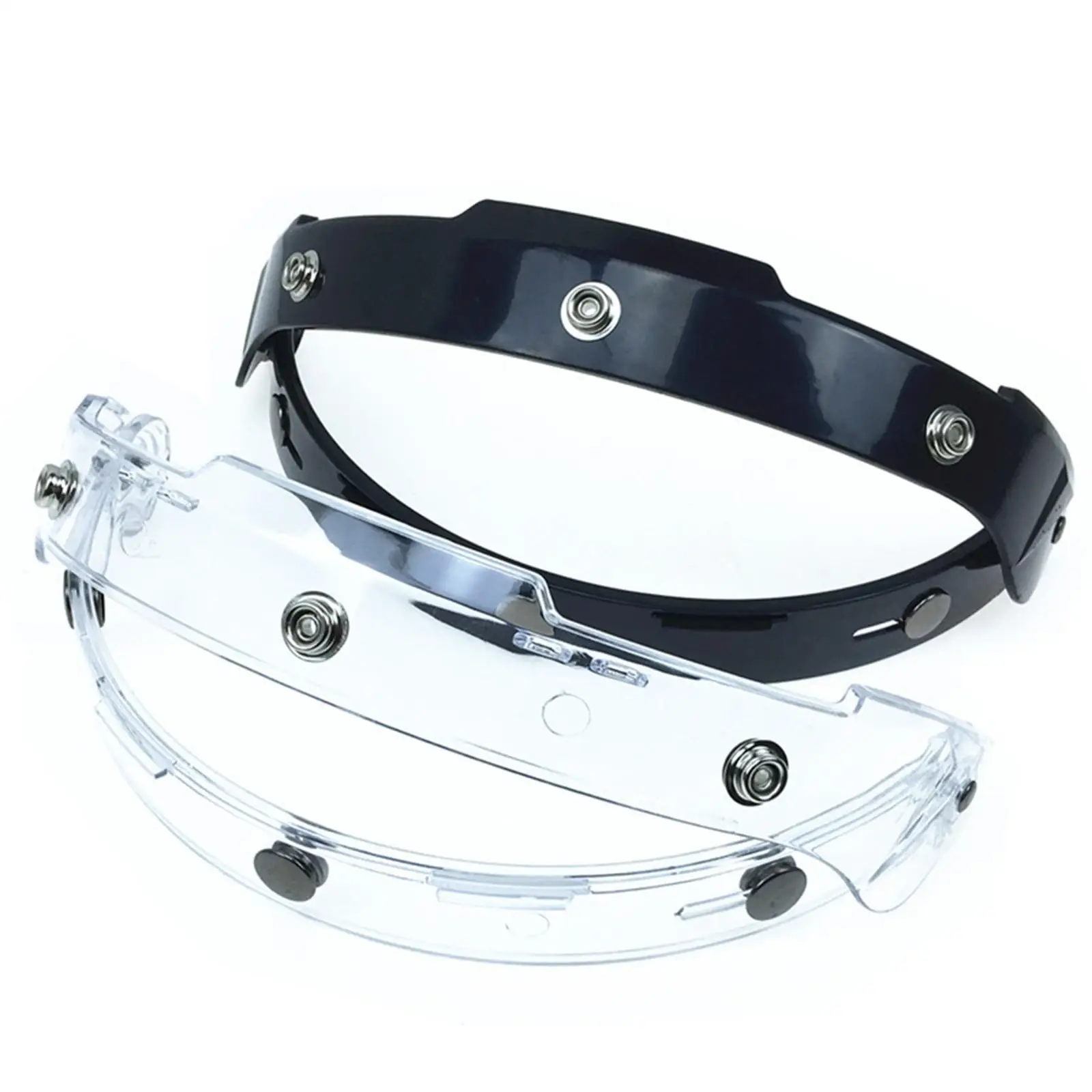 Universal Helmet Flip Up Base Adapter for 3 Snap Half Helmet Shield Visor Summer Motorcycle Protection Equipment