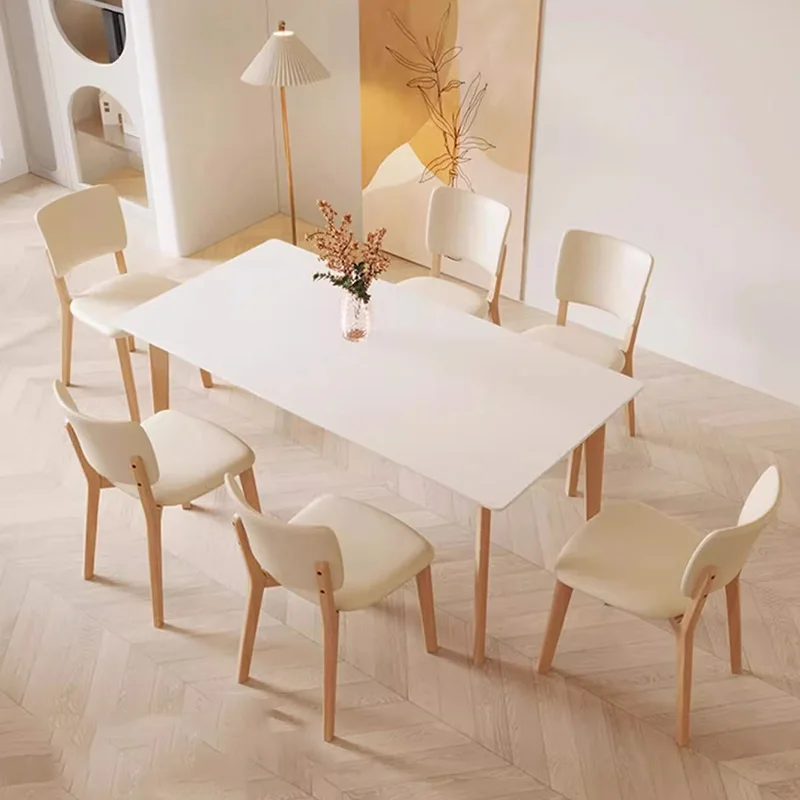 ii-Designer Mobile Dining Table Kitchen Restaurant Study Modern Gaming Luxury Dining Table Living Room  Commercial Furniture