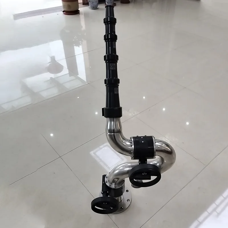 Fixed fire water cannon, stainless steel bamboo cannon, turbine worm bamboo cannon DC spray dual-purpose fire cannon