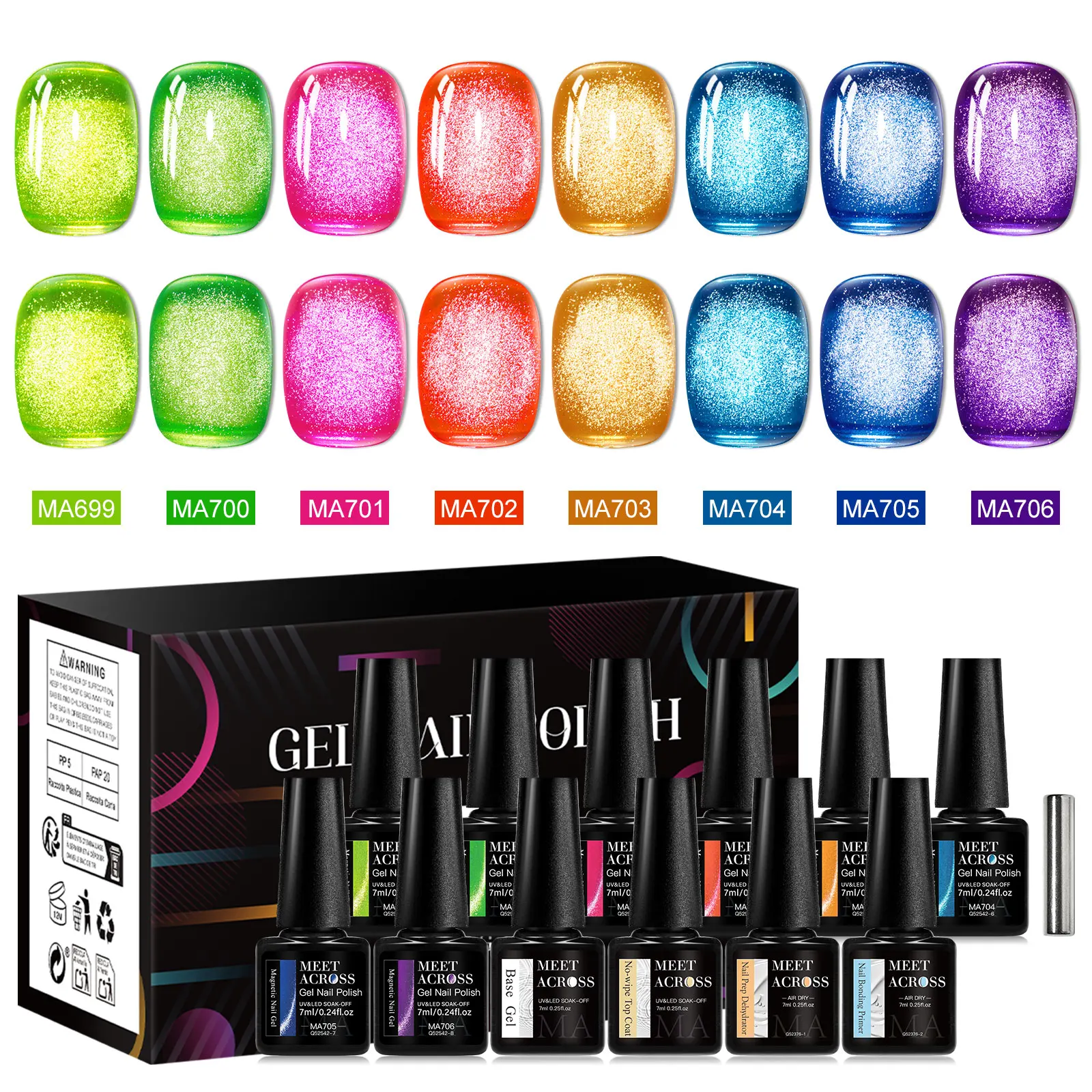 

12 шт./компл. набор магнитных гелей с зеленым котом, блестящий полуперманентный замачиваемый УФ-лак, мятно-зеленый поставки геля, набор для ногтей «сделай сам», очаровательный набор для ногтей