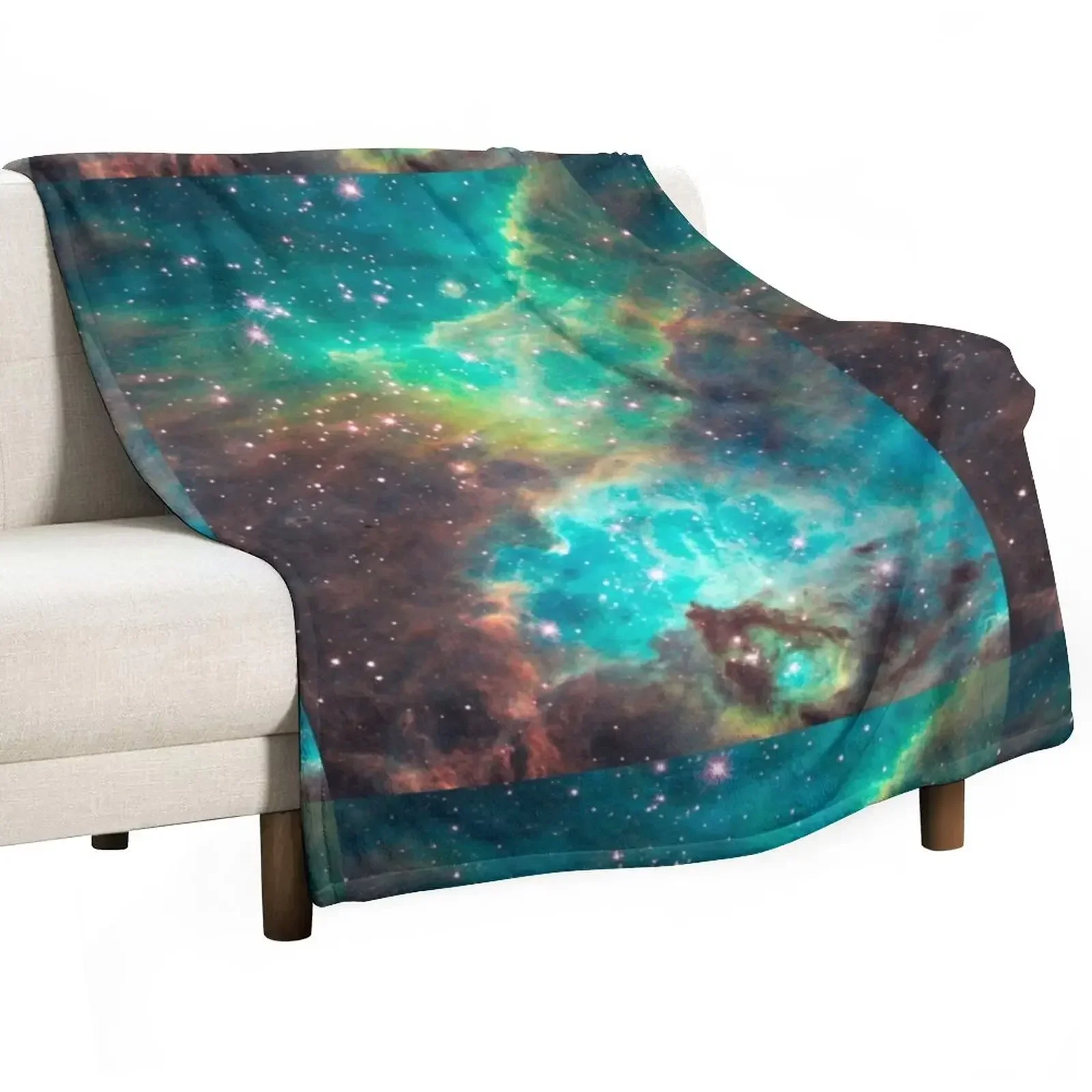 Hubble telescope (Tarantula Nebula) Throw Blanket Custom Sofas Quilt Blankets