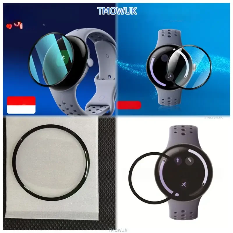 

Защитная пленка из закаленного стекла для Pixel Watch4 45 мм и Pixel Watch4 41 мм, 9H, устойчивая к царапинам, HD-прозрачная, с защитой от запотевания, легко очищаемая.