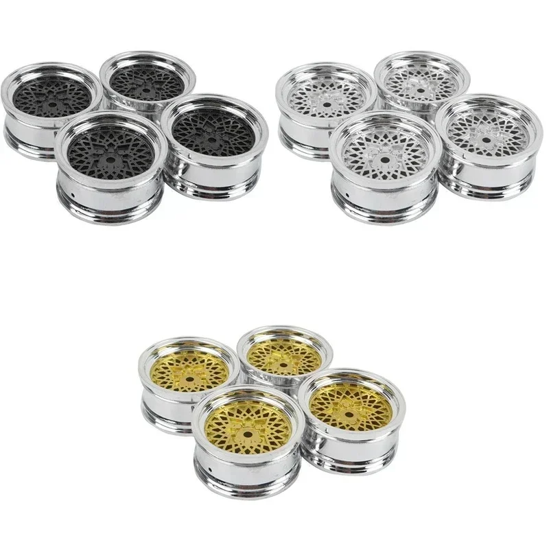 ชุดล้อแม็กซ์ RC 1/10 สำหรับรถดริฟท์ 4 ชิ้น พร้อมยางและดุมล้อ สำหรับรถ TAMIYA HSP HPI 94123/122