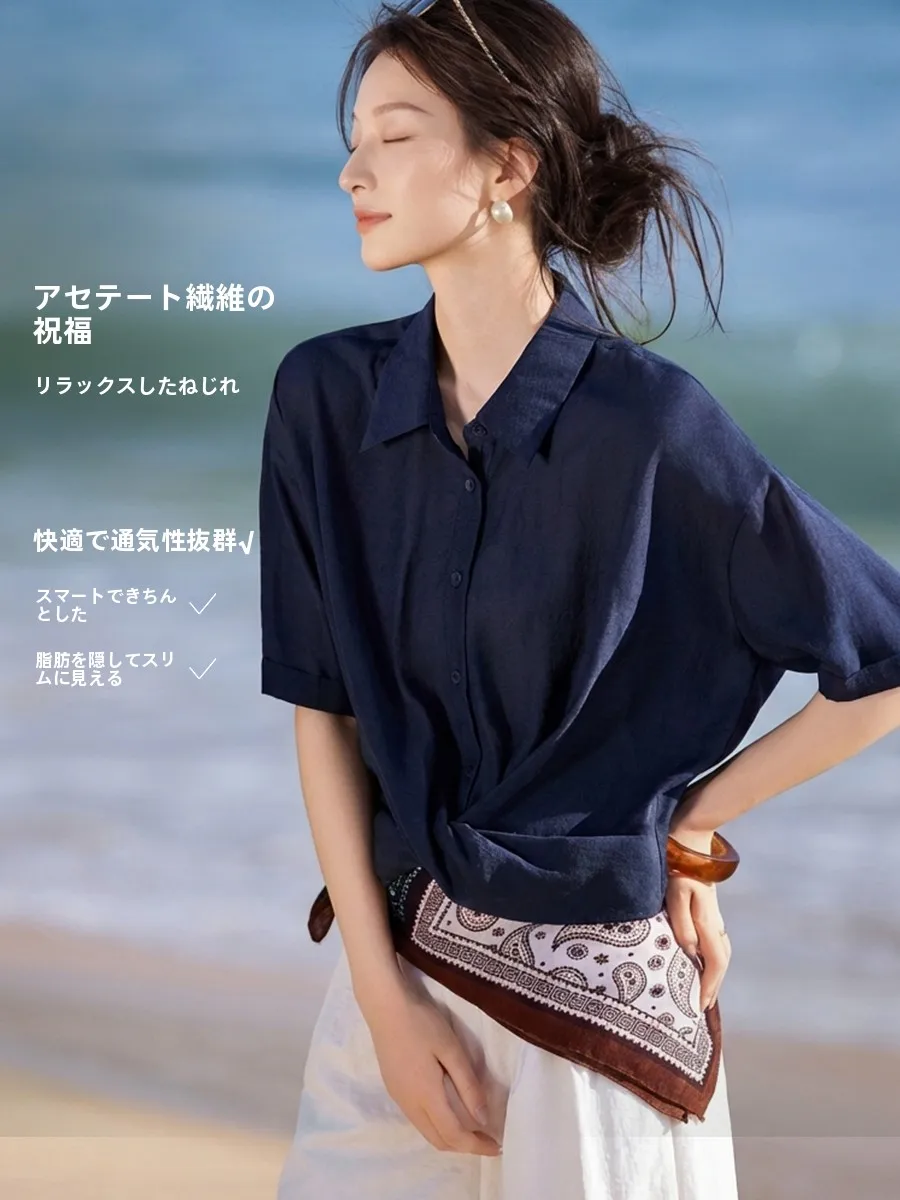 

Женское корейское платье с асимметричным подолом и узлом, с эффектом высокой талии, для повседневной носки, из полиэстера, с V-образным вырезом, с коротким рукавом