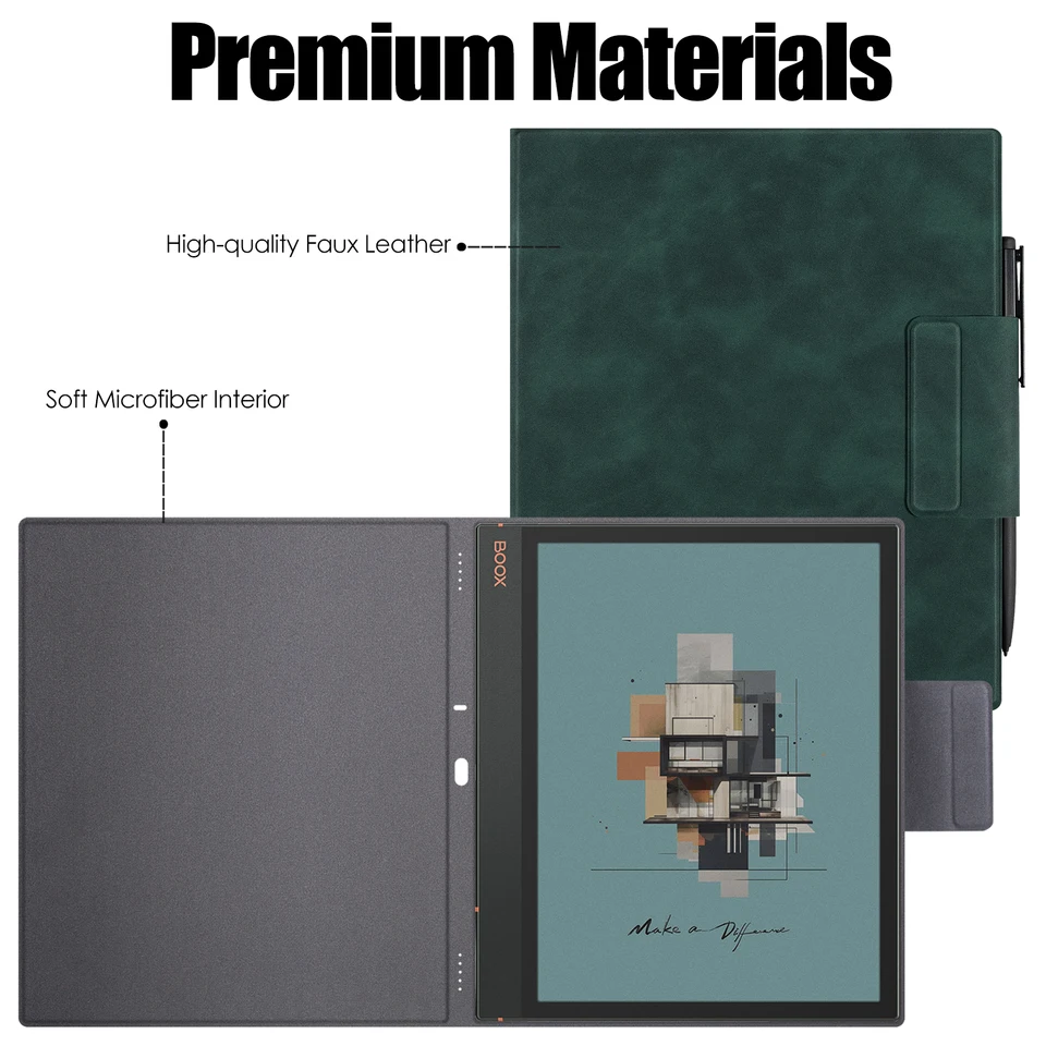 Boox Note Air 5 C Case | with Auto Sleep/Wake | Pen Buckle Design