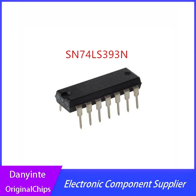 New 100Pcs/LOT  SN74LS393N HD74LS393P 74LS393 DIP-14