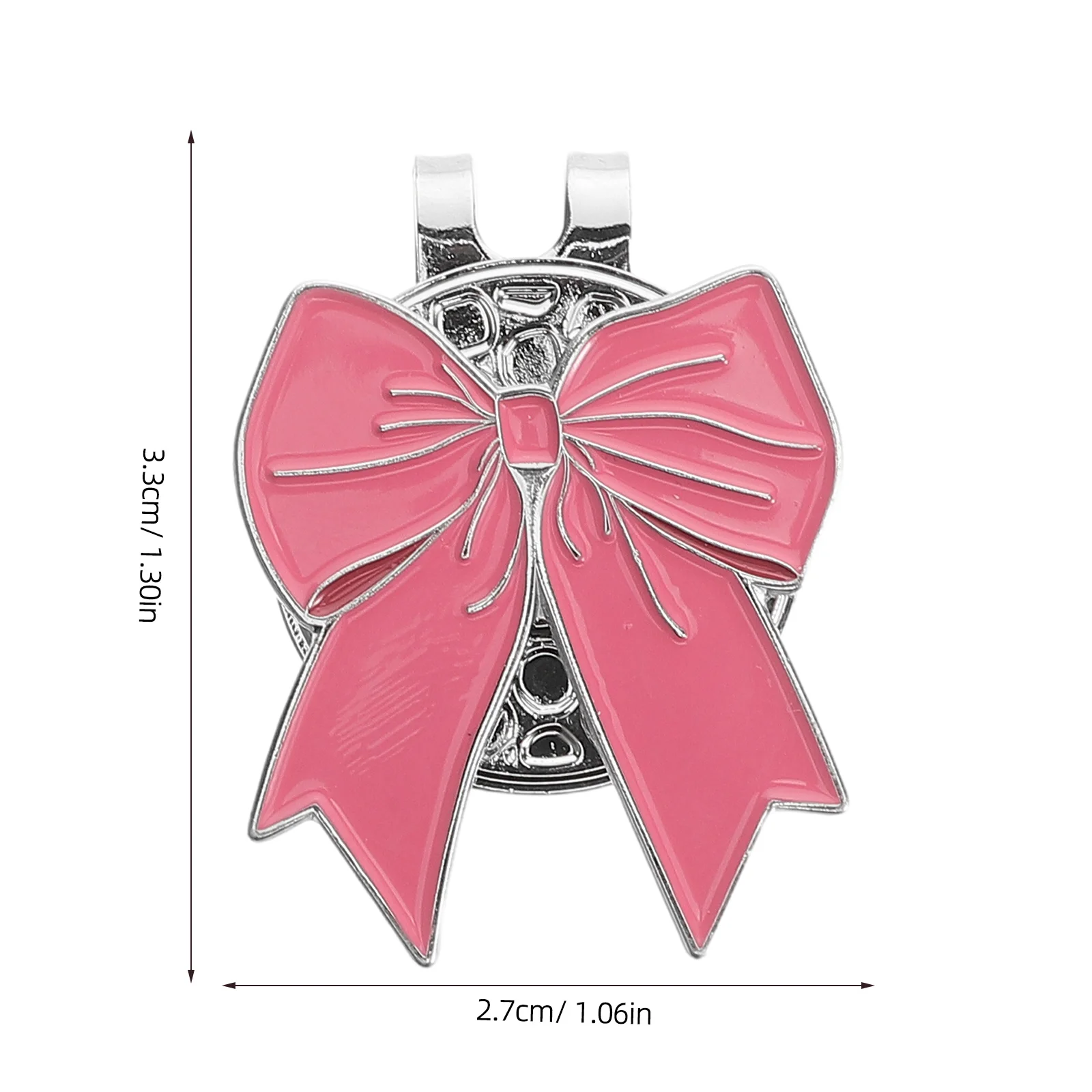 مشبك قبعة الجولف، حامل علامة كرة القوس، تصميم أنيق، علامات دقيقة، مرفق آمن، ملحقات قناع الجولف خفيفة الوزن